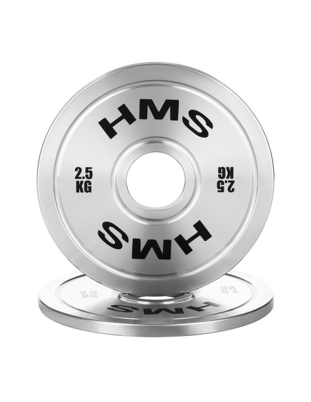 KALIBRIERTE OLYMPISCHE STAHLGEWICHTSSCHEIBE 2,5 KG HMS