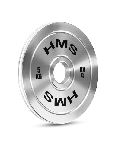 KALIBRIERTE OLYMPISCHE STAHLGEWICHTSSCHEIBE 5 KG HMS