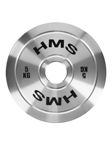 KALIBRIERTE OLYMPISCHE STAHLGEWICHTSSCHEIBE 5 KG HMS