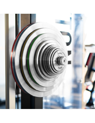 KALIBRIERTE OLYMPISCHE STAHLGEWICHTSSCHEIBE 15 KG HMS