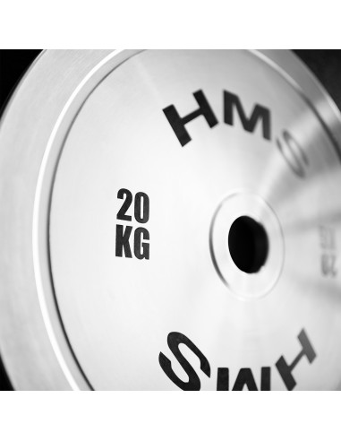 KALIBRIERTE OLYMPISCHE STAHLGEWICHTSSCHEIBE 20 KG HMS
