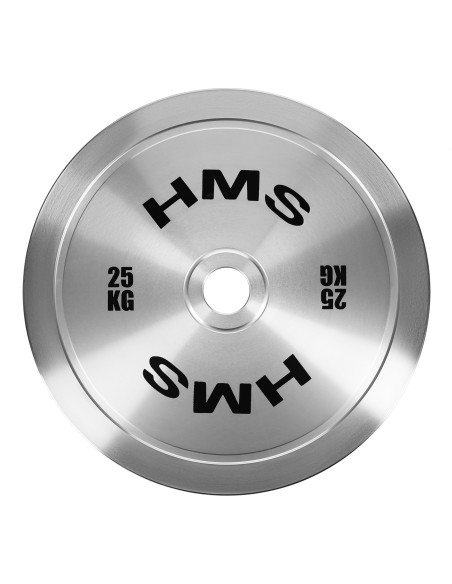 KALIBRIERTE OLYMPISCHE STAHLGEWICHTSSCHEIBE 25 KG HMS