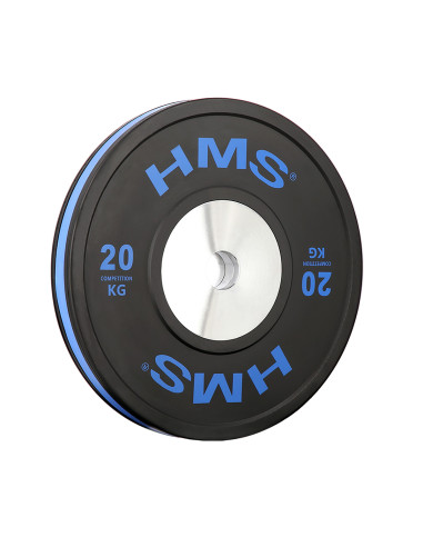 BUMPER OLYMPISCHE GEWICHTSSCHEIBE 20 KG HMS