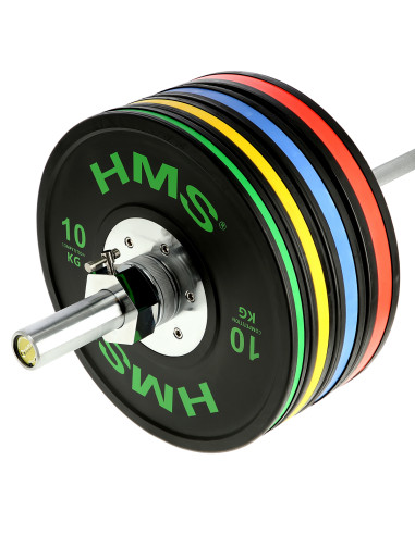 BUMPER OLYMPISCHE GEWICHTSSCHEIBE 20 KG HMS