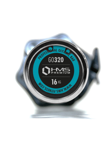 OLYMPIA-LANGSTANGE 14,8 KG 1830 MM HMS MIT VERSCHLÜSSEN LOCK JAW BLACK