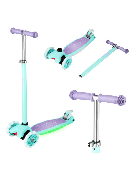 LED KINDER-SCOOTER LILA NILS FUN