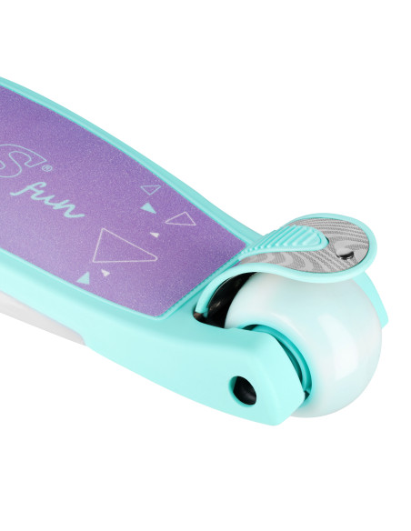 LED KINDER-SCOOTER LILA NILS FUN