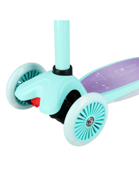 LED KINDER-SCOOTER LILA NILS FUN