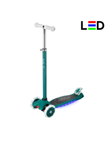 LED KINDER-SCOOTER GRÜN NILS FUN