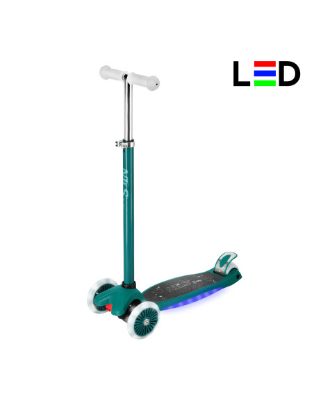 LED KINDER-SCOOTER GRÜN NILS FUN