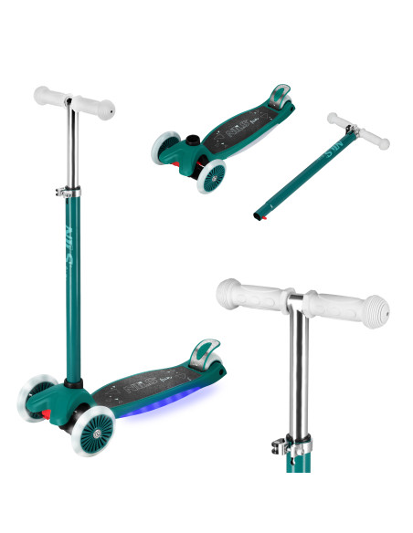 LED KINDER-SCOOTER GRÜN NILS FUN