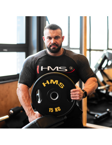 (2 X 15 KG) GUMMIERTE OLYMPISCHE GEWICHTSSCHEIBE 2 X 15 KG HMS