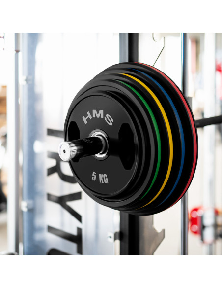 (2 X 25 KG) GUMMIERTE OLYMPISCHE GEWICHTSSCHEIBE 2 X 25 KG HMS