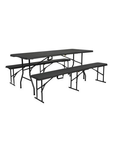 GARTENBANK ANTHRAZIT 183 CM – FALTBANK NILS CAMP