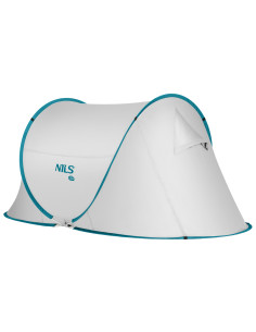 CAMPINGZELT SELBSTAUFBAUEND GRAU NILS CAMP 2