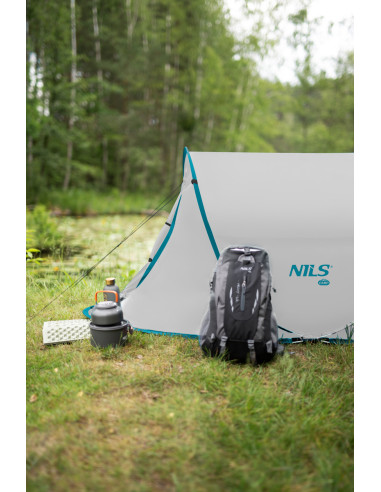 CAMPINGZELT SELBSTAUFBAUEND GRAU NILS CAMP