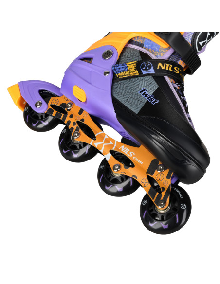 INLINE-SKATES TWIST GELB GR. L (39–42) NILS EXTREME