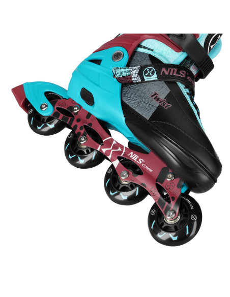 INLINE-SKATES TWIST BLAU GR. S (31–34) NILS EXTREME