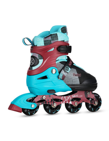 INLINE-SKATES TWIST BLAU GR. S (31–34) NILS EXTREME