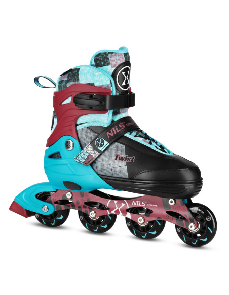 INLINE-SKATES TWIST BLAU GR. S (31–34) NILS EXTREME