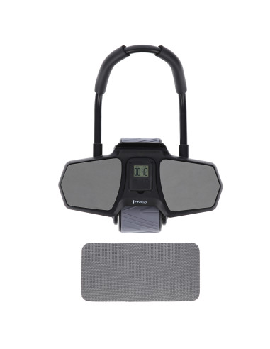 BLACK AUTOMATISCHES ABS-ROLLE MIT STÜTZE FÜR BAUCHMUSKELTRAINING HMS