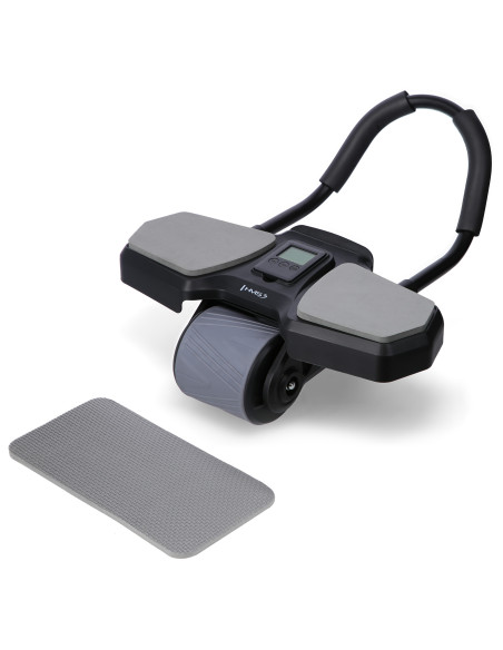 BLACK AUTOMATISCHES ABS-ROLLE MIT STÜTZE FÜR BAUCHMUSKELTRAINING HMS