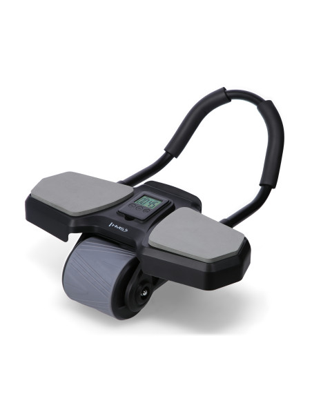 BLACK AUTOMATISCHES ABS-ROLLE MIT STÜTZE FÜR BAUCHMUSKELTRAINING HMS