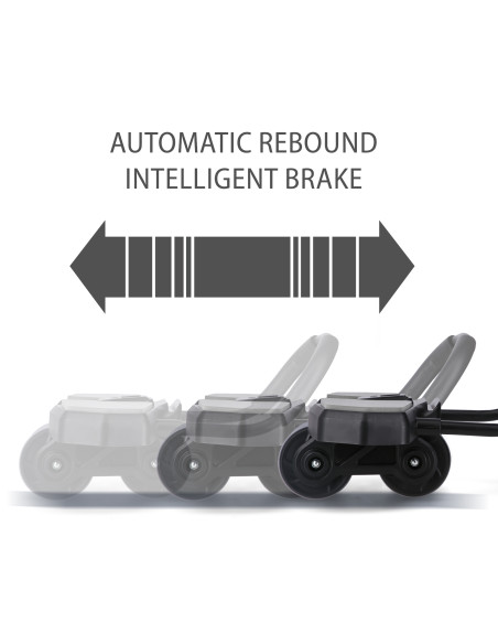 BLACK AUTOMATISCHES ABS-ROLLE MIT STÜTZE FÜR BAUCHMUSKELTRAINING HMS