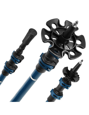 BLUE TREKKINGSTÖCKE ALUMINIUM NILS