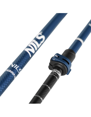 BLUE TREKKINGSTÖCKE ALUMINIUM NILS