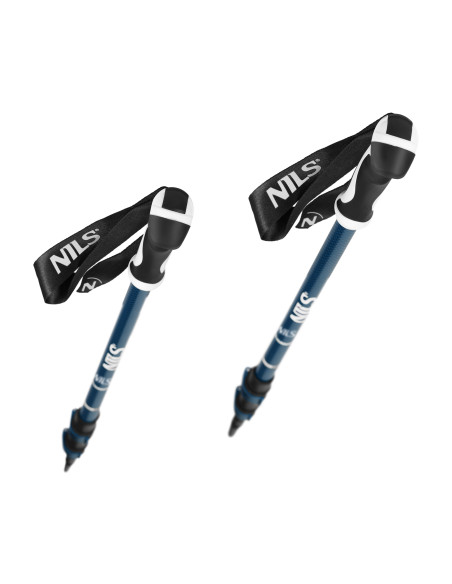 BLUE TREKKINGSTÖCKE ALUMINIUM NILS