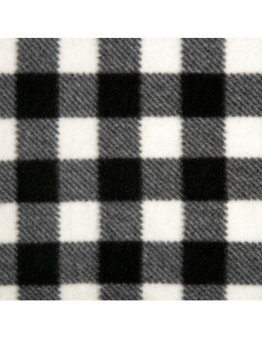 PICKNICKDECKE SCHWARZ-WEIß 200×200 CM PE + ALU NILS CAMP