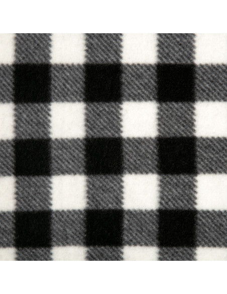 PICKNICKDECKE SCHWARZ-WEIß 200×200 CM PE + ALU NILS CAMP