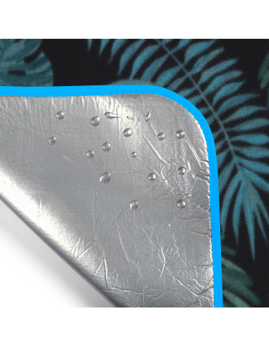 PICKNICKDECKE BLÄTTER 200×200 PE ALU NILS CAMP