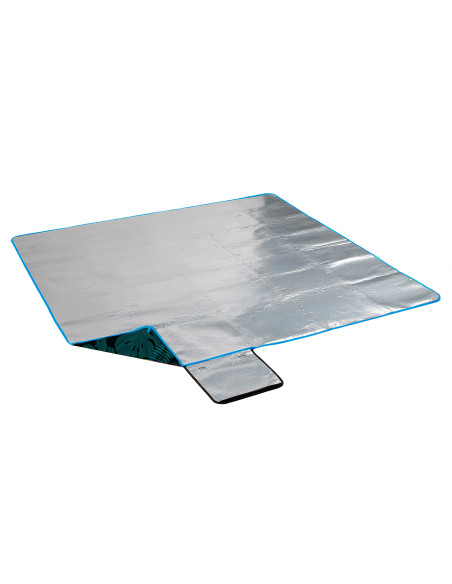 PICKNICKDECKE BLÄTTER 200×200 PE ALU NILS CAMP