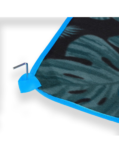 PICKNICKDECKE BLÄTTER 200×200 PE ALU NILS CAMP