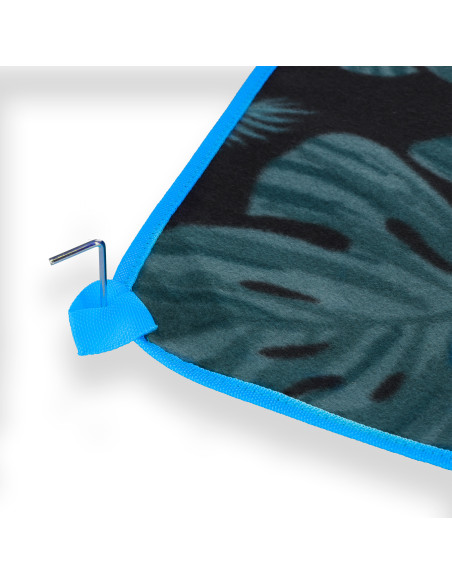 PICKNICKDECKE BLÄTTER 200×200 PE ALU NILS CAMP