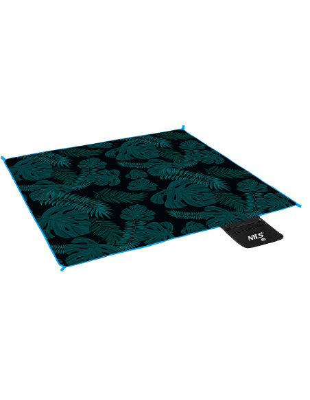 PICKNICKDECKE BLÄTTER 200×200 PE ALU NILS CAMP