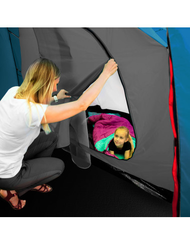 CAMPINGZELT BLAU-HELLGRAU HIGHLAND NILS CAMP