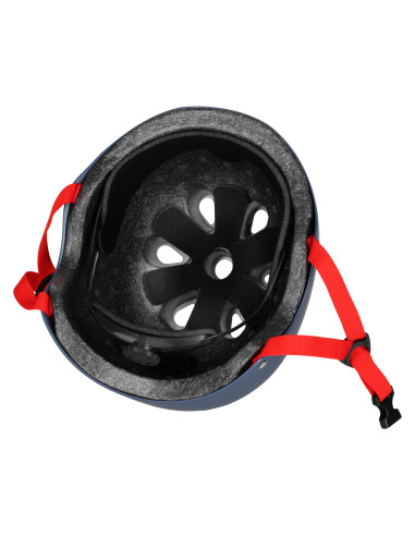 FAHRRADHELM GRAU-ROT GR. S (52–56 CM) NILS EXTREME