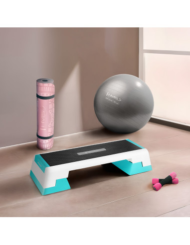 WHITE/MINT AEROBIC-STEP HMS PREMIUM