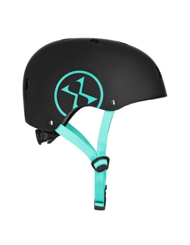 FAHRRADHELM SCHWARZ-BLAU GR. XS (48–52 CM) NILS EXTREME