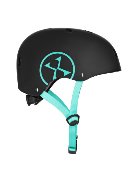 FAHRRADHELM SCHWARZ-BLAU GR. XS (48–52 CM) NILS EXTREME