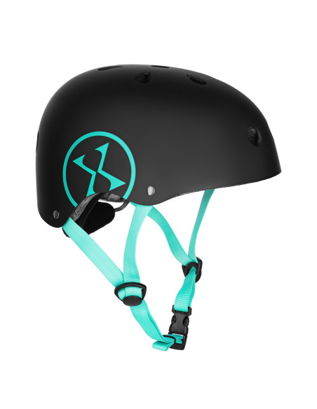 FAHRRADHELM SCHWARZ-BLAU GR. XS (48–52 CM) NILS EXTREME