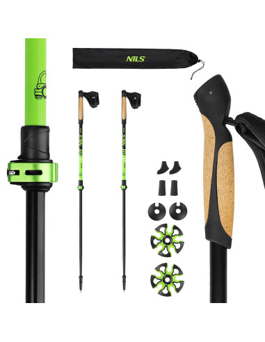 NORDIC WALKING STÖCKE ALUMINIUM NILS
