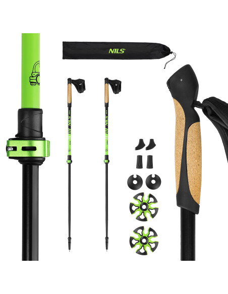 NORDIC WALKING STÖCKE ALUMINIUM NILS