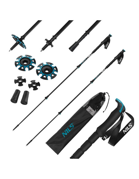 TREKKINGSTÖCKE CARBONFASER NILS