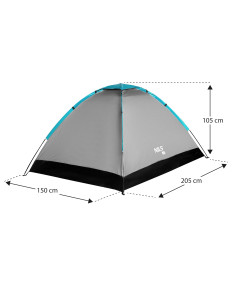 CAMPINGZELT GRAU NILS CAMP 2