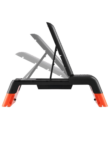 PRO AEROBIC-STEPPBRETT MIT BANKFUNKTION COMMERCIAL HMS