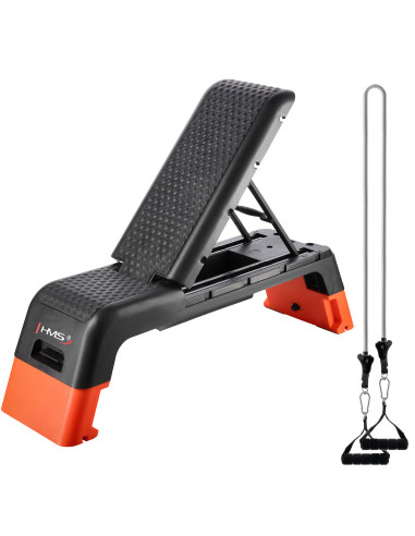 PRO AEROBIC-STEPPBRETT MIT BANKFUNKTION COMMERCIAL HMS